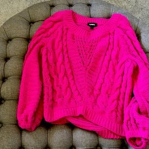 Express magenta sweater